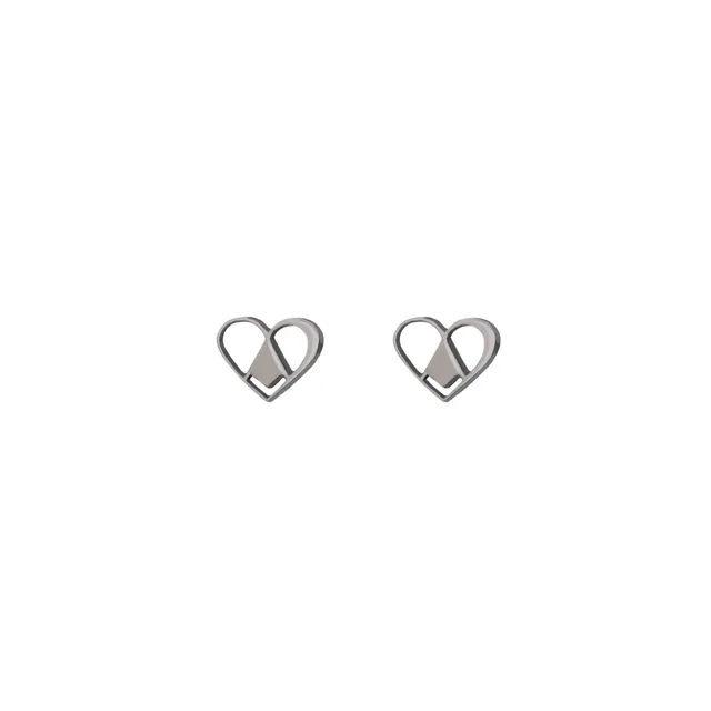 agapi-love-symbols-sweet-love-boucles-c-ur-rhodium image 1