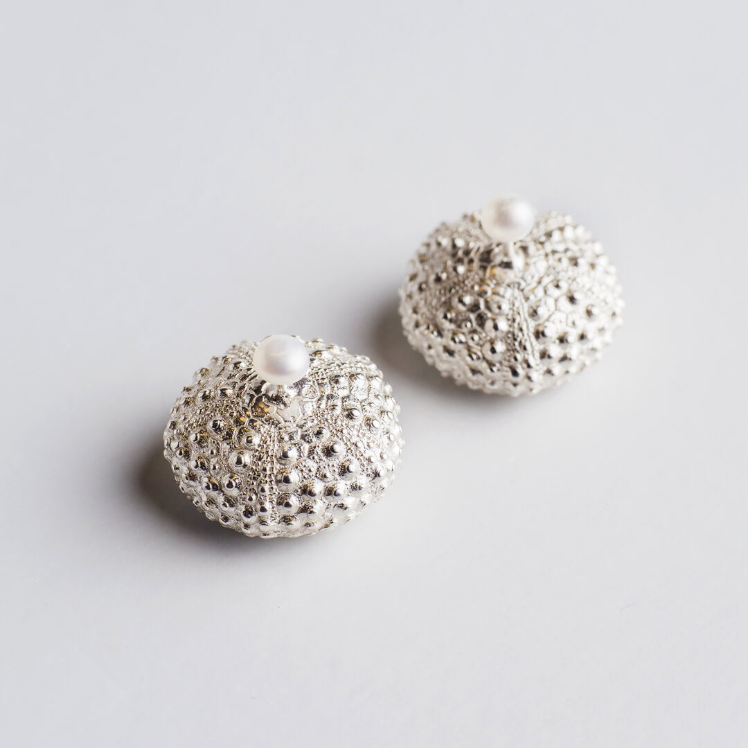agapi-seastories-urchin-clous-perle-argent-925 image 3