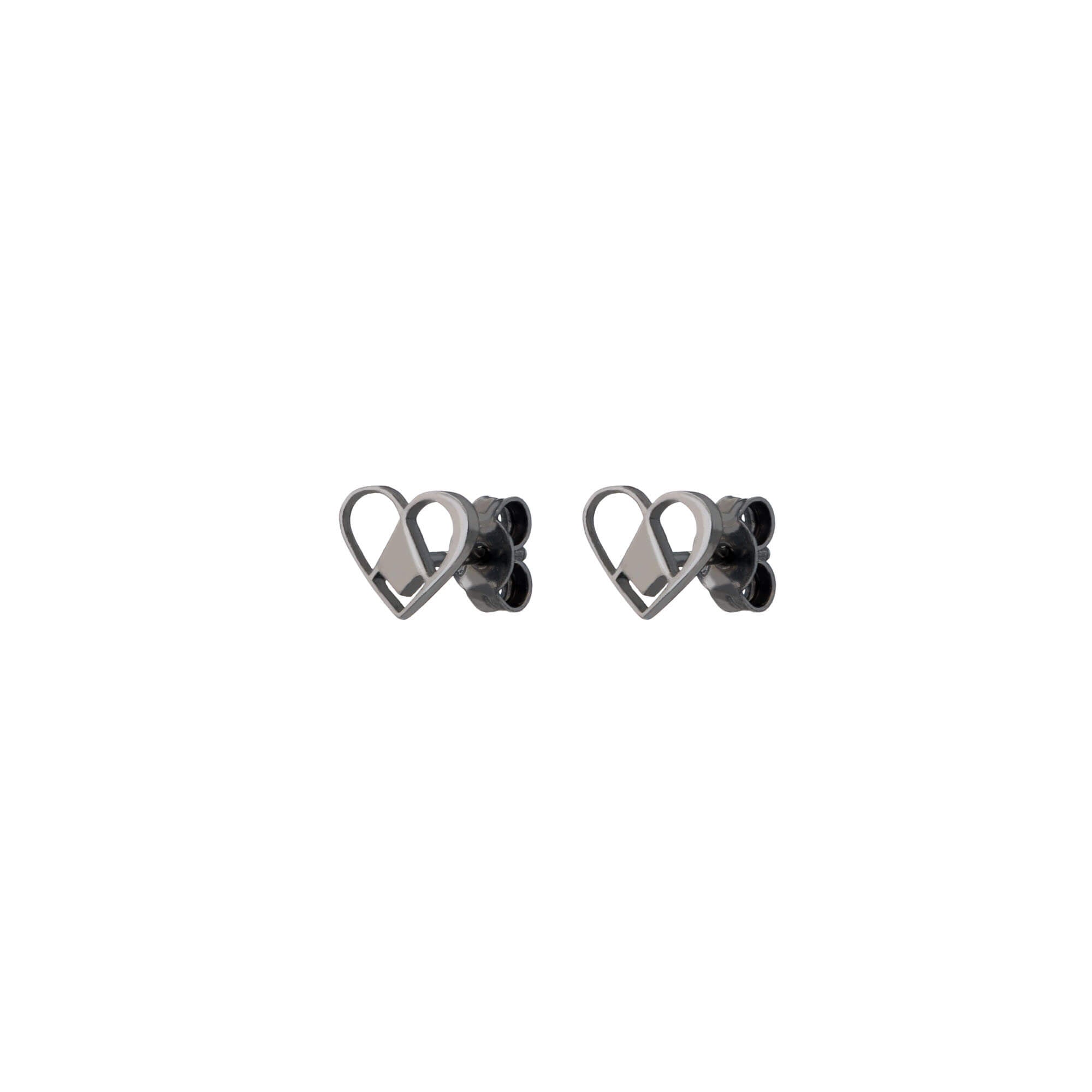 agapi-love-symbols-sweet-love-boucles-c-ur-rhodium image 3