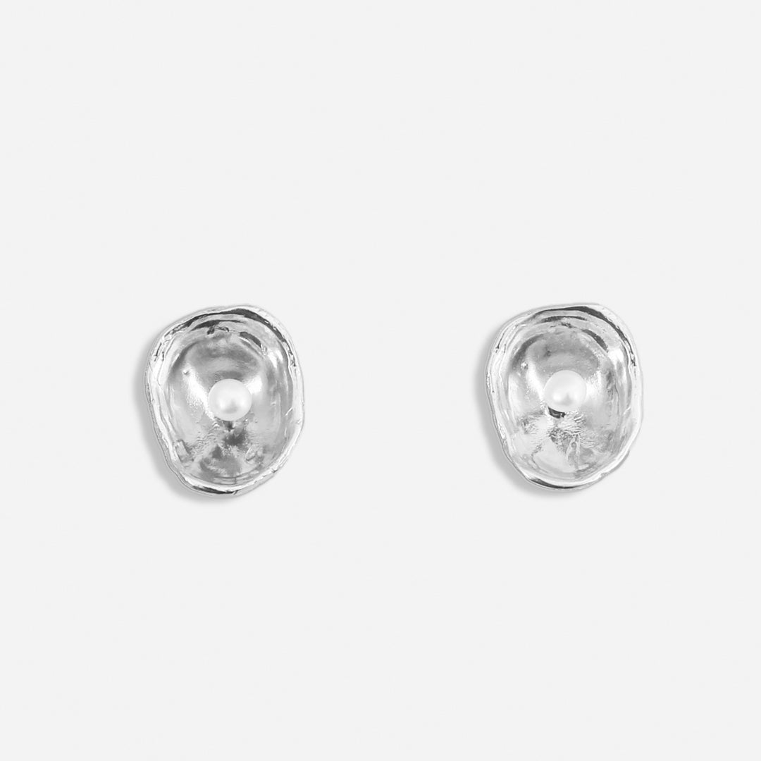 agapi-seastories-limpet-clous-perle-argent-925-coquillage image 3