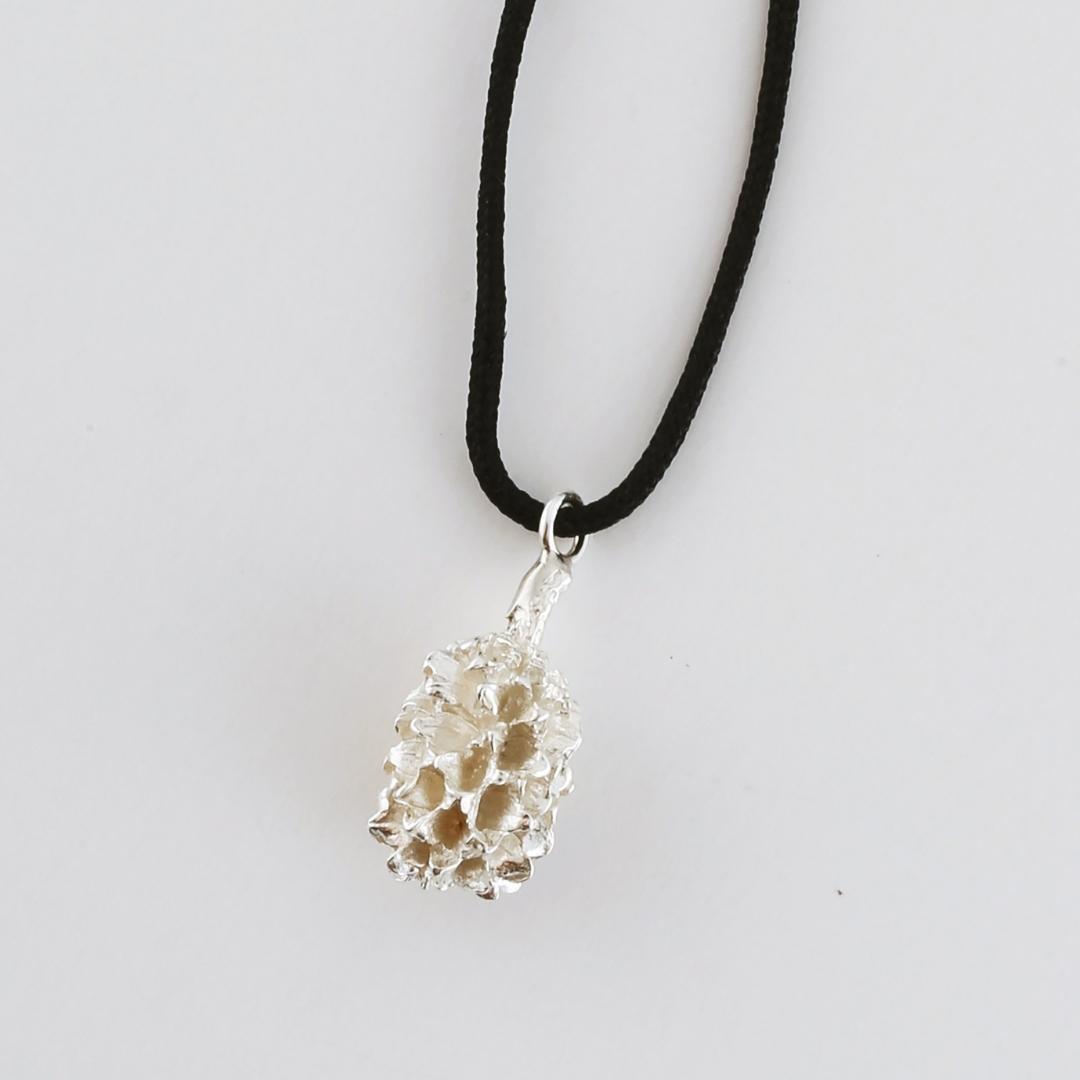 agapi-forestland-fancy-seed-collier-graine-argent-925-cordon image 3