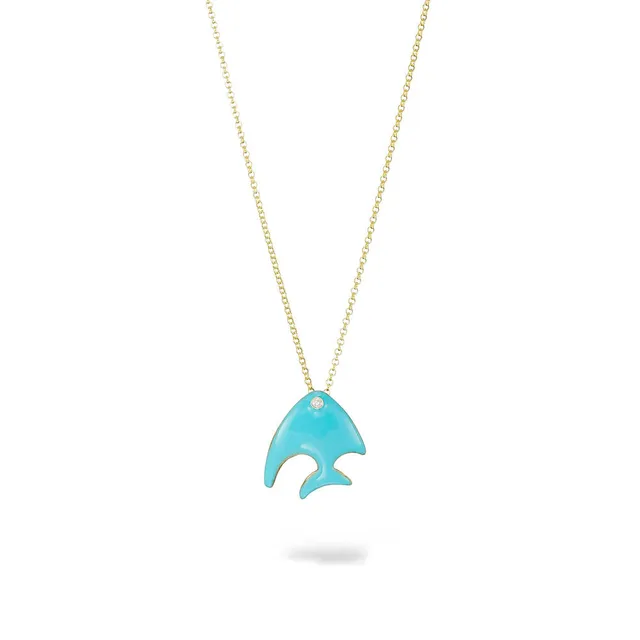 agapi-the-fish-angel-fish-collier-bleu-clair-mail image 1