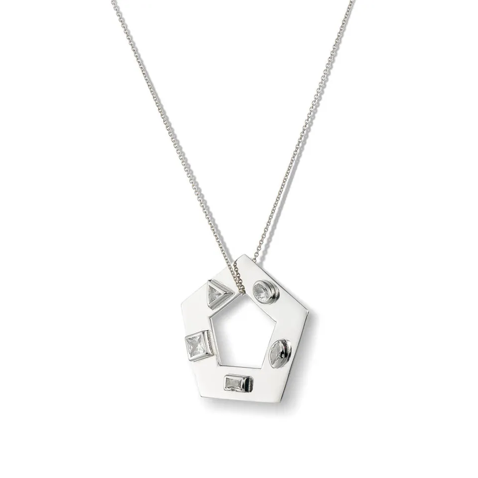 agapi-arcana-5-elements-collier-argent-925-zircon image 1