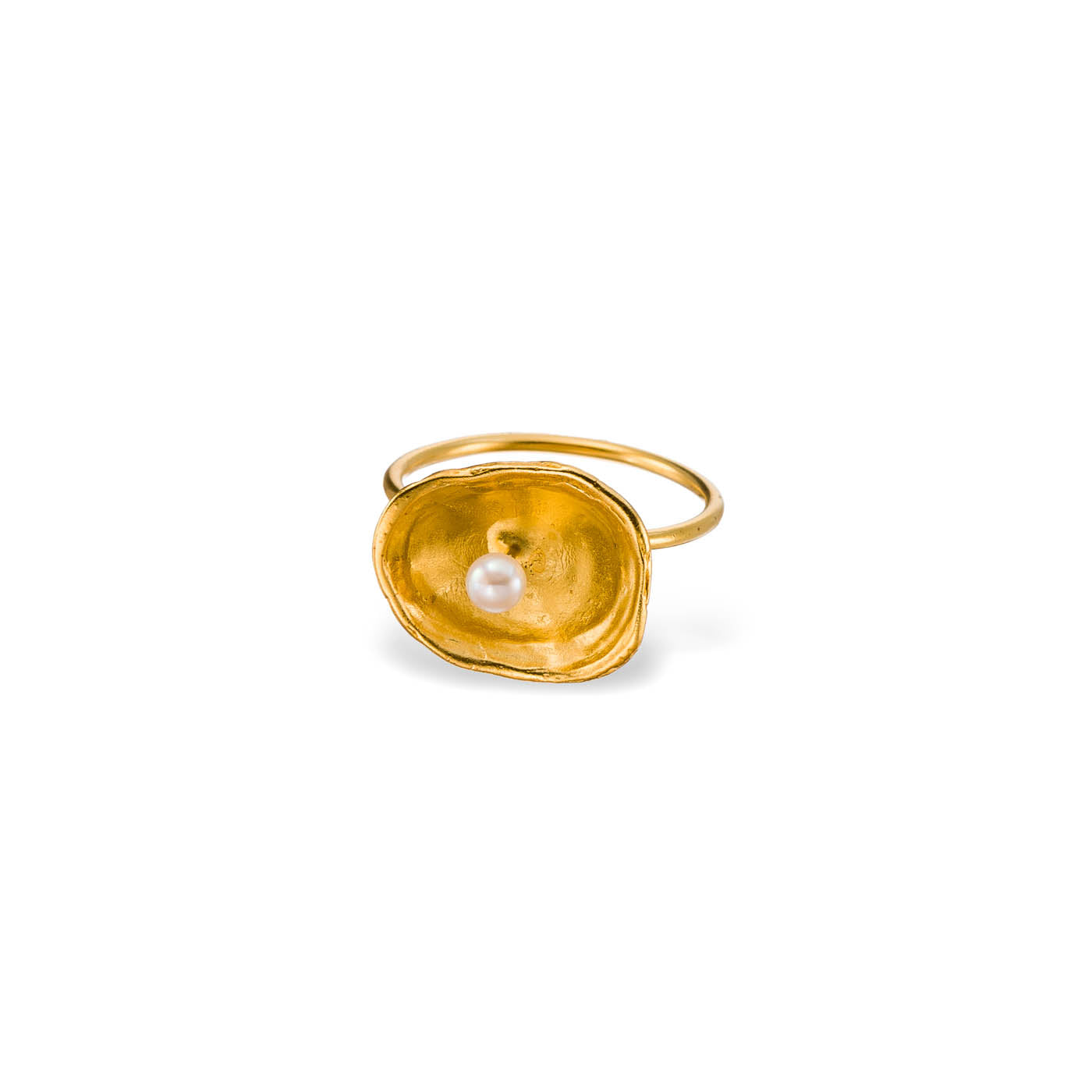 agapi-seastories-simple-limpet-bague-dor-e-perle-taille-52 image 3