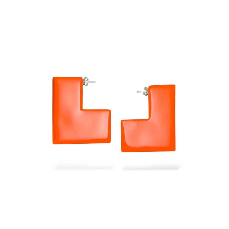 agapi-bau-mondrian-boucles-carr-es-mail-orange-bleu image 1