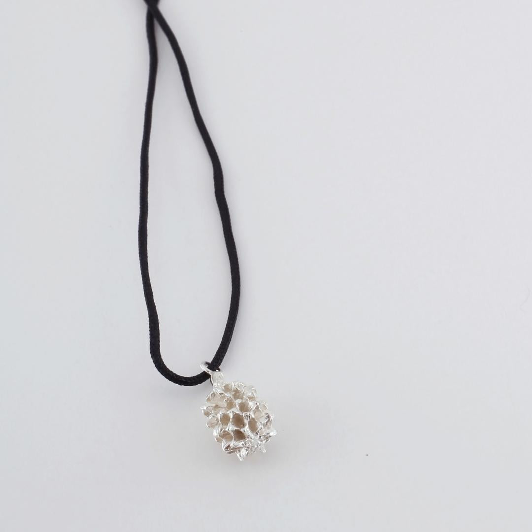agapi-forestland-fancy-seed-collier-graine-argent-925-cordon image 4