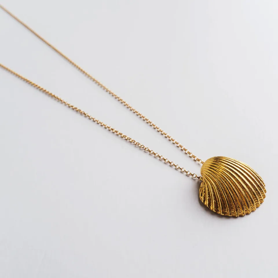 agapi-seastories-grande-oyster-collier-cha-ne-dor-60-cm image 1