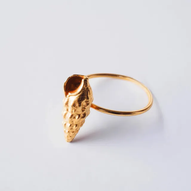 agapi-seastories-wild-seashell-bague-dor-e-taille-54 image 1
