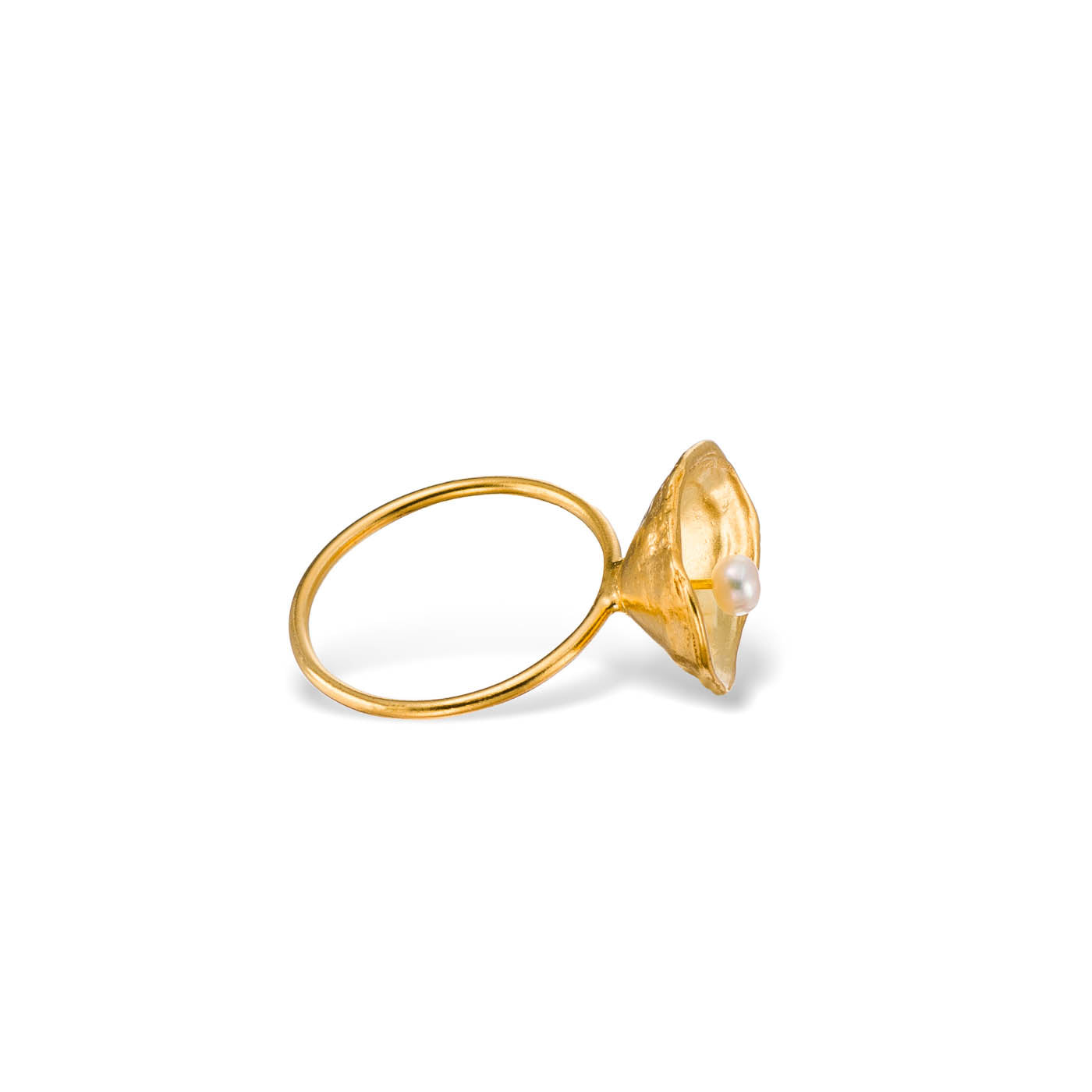 agapi-seastories-simple-limpet-bague-dor-e-perle-taille-52 image 4