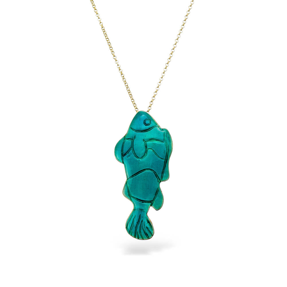 agapi-seastories-reefjoy-collier-long-turquoise-mail-60-cm image 1