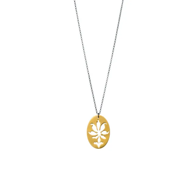 agapi-anthology-pelargonium-collier-fleur-argent-925-dor image 1