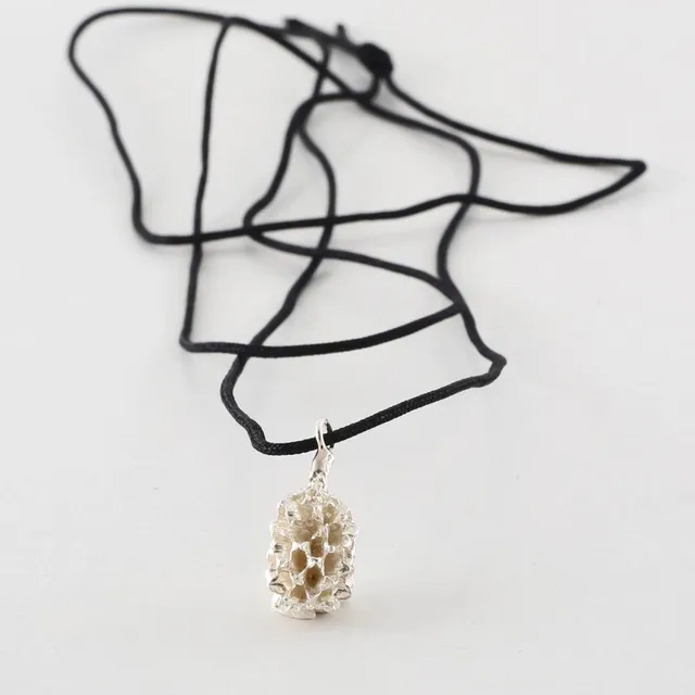 agapi-forestland-fancy-seed-collier-graine-argent-925-cordon image 1