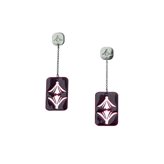 agapi-anthology-gardenia-boucles-longues-mail-bordeaux image 1