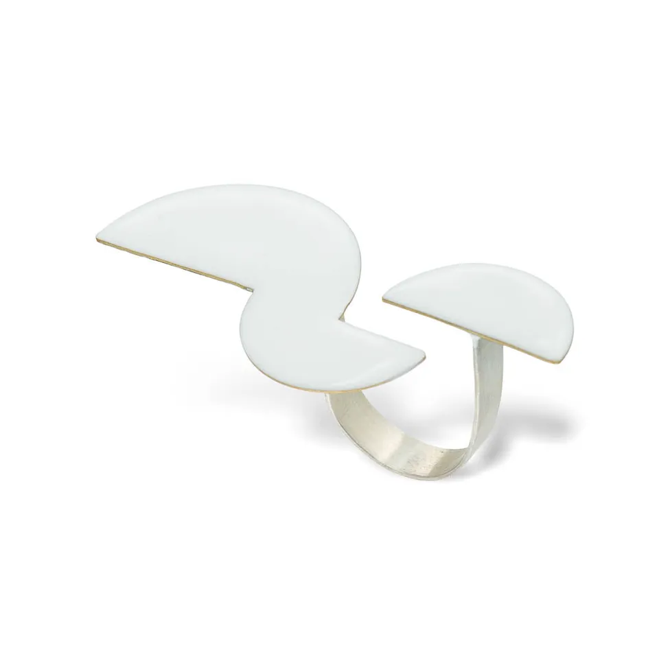 agapi-bau-jewels-balanced-bague-mail-blanche-ajustable image 1