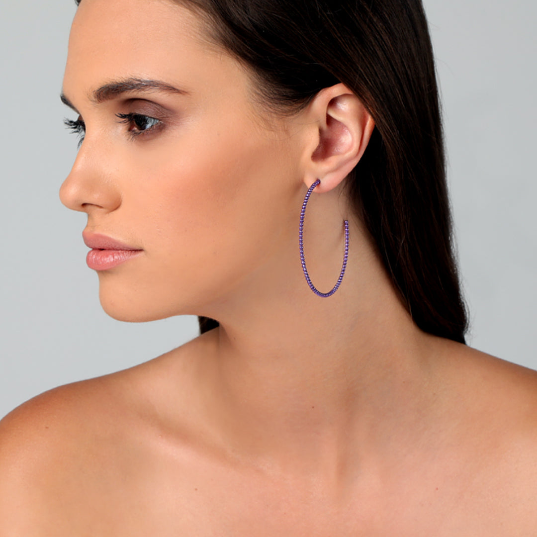 agapi-s-line-sharon-boucles-cr-oles-violettes-6-cm image 2