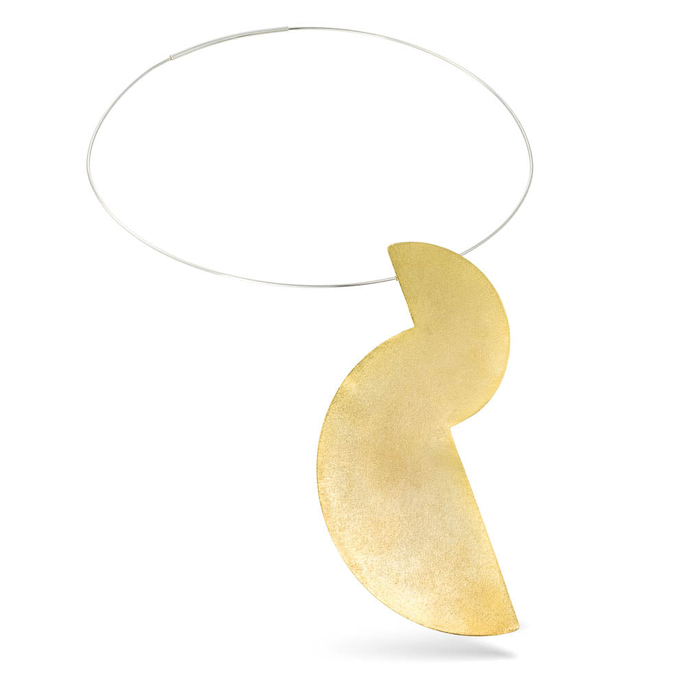 agapi-balanced-i-collier-ras-de-cou-dor-pendentif-cercle image 2