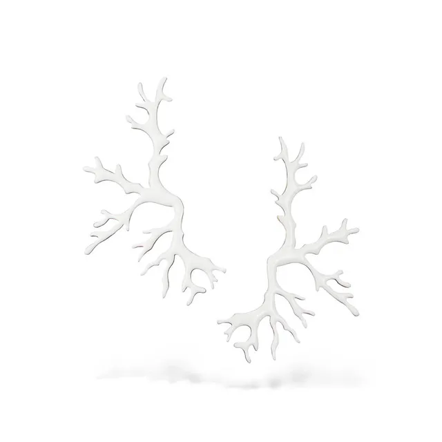 agapi-seastories-big-coral-boucles-d-oreilles-blanc-mail image 1