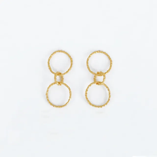 agapi-forestland-branch-hoops-boucles-dor-es-4-3-cm image 1