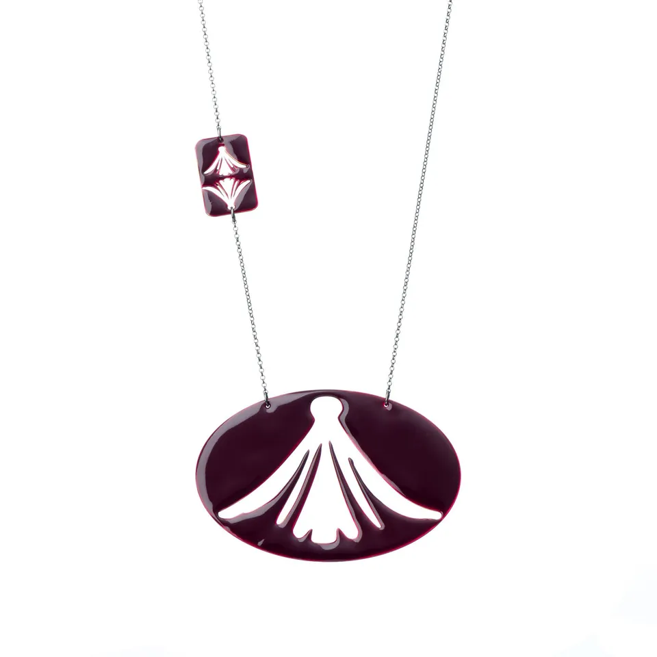 agapi-anthology-gardenia-collier-bordeaux-fleur-mail image 1