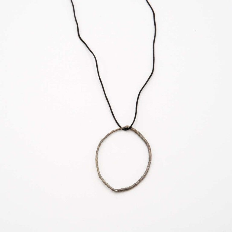 agapi-forestland-collier-branche-anneau-patine-iris-e-argent-925 image 3