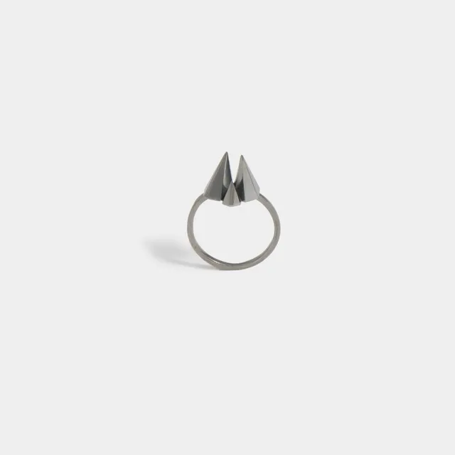agapi-diamonds-dreams-wanted-dream-bague-argent-rhodium-noir image 1