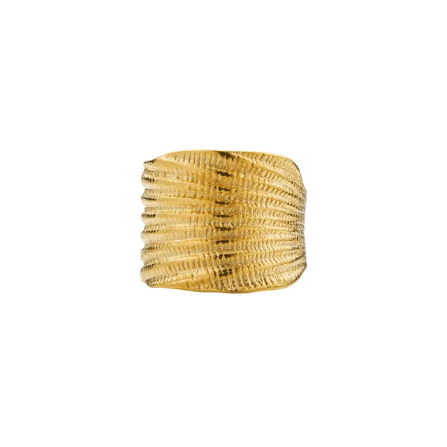 armeria-sainte-jakez-bague-coquille-saint-jacques-dor-e-ajustable image 1