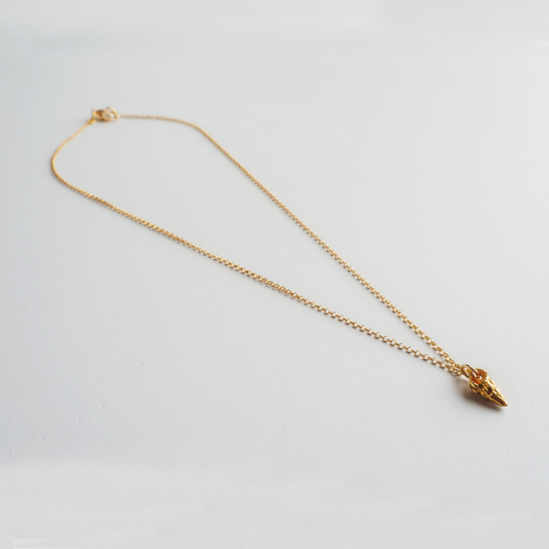 agapi-seastories-romantic-seashell-collier-coquillage-or-40-cm image 5