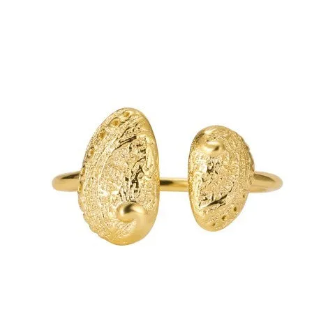 armeria-lostmarch-bague-ormeaux-dor-or-jaune-taille-54 image 1