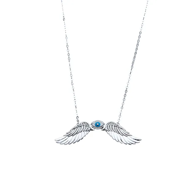 agapi-eye-of-the-sky-collier-aile-il-argent-45-cm image 1