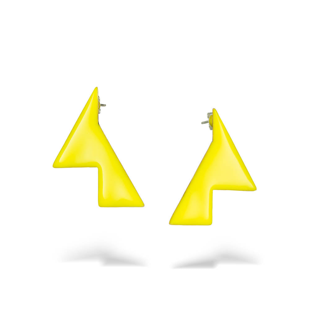 agapi-bau-jewels-shard-boucles-d-oreilles-jaune-mail image 1