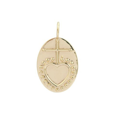armeria-joaillerie-m-daille-croix-d-amour-or-9-carats image 1