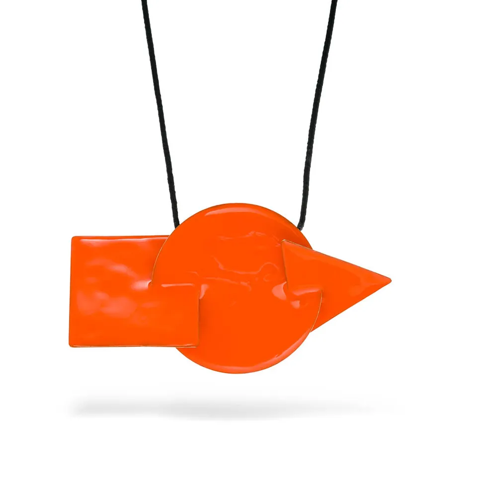 agapi-bau-jewels-spectrum-collier-cordon-orange-mail-90-cm image 1