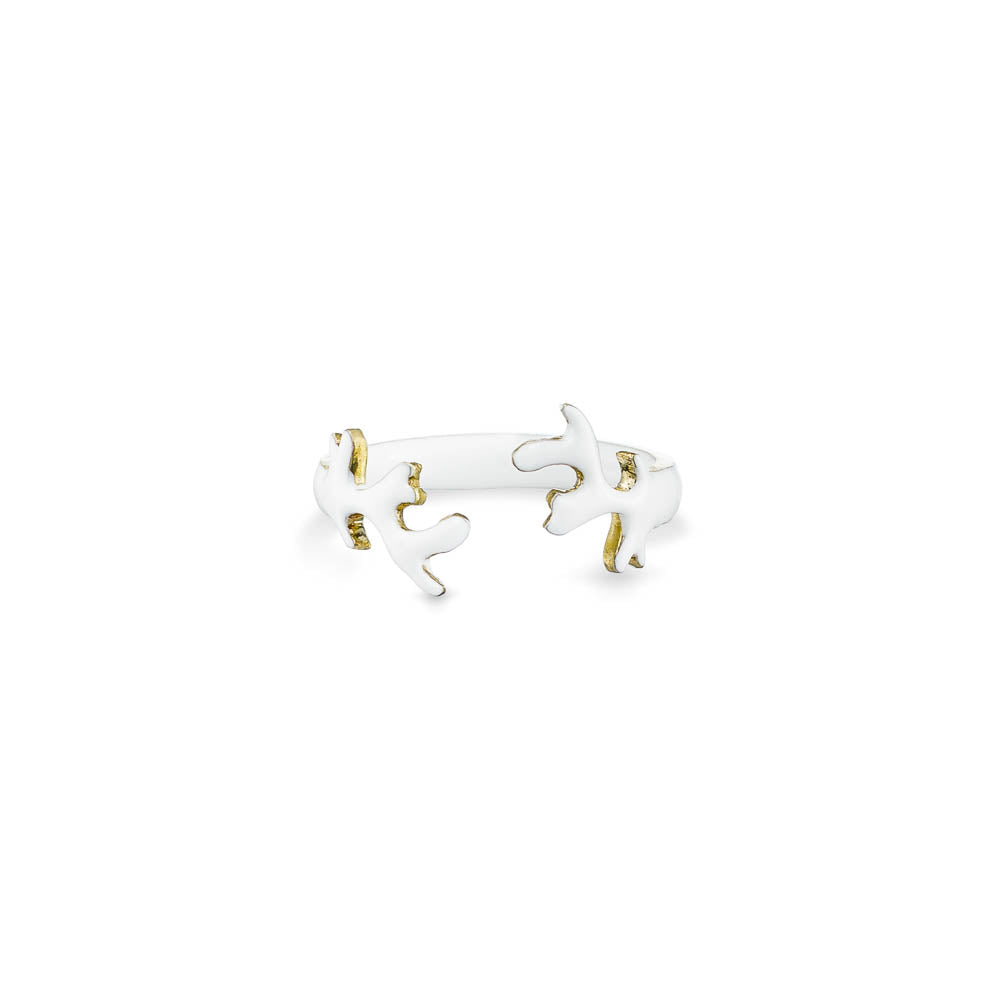 agapi-seastories-twin-coral-bague-corail-blanc-r-glable image 1