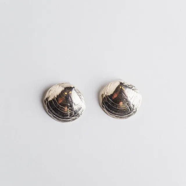 agapi-seastories-clous-d-oreilles-coquillage-argent-925 image 1