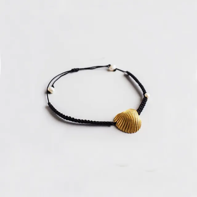 agapi-seastories-grande-oyster-bracelet-macram-dor image 1