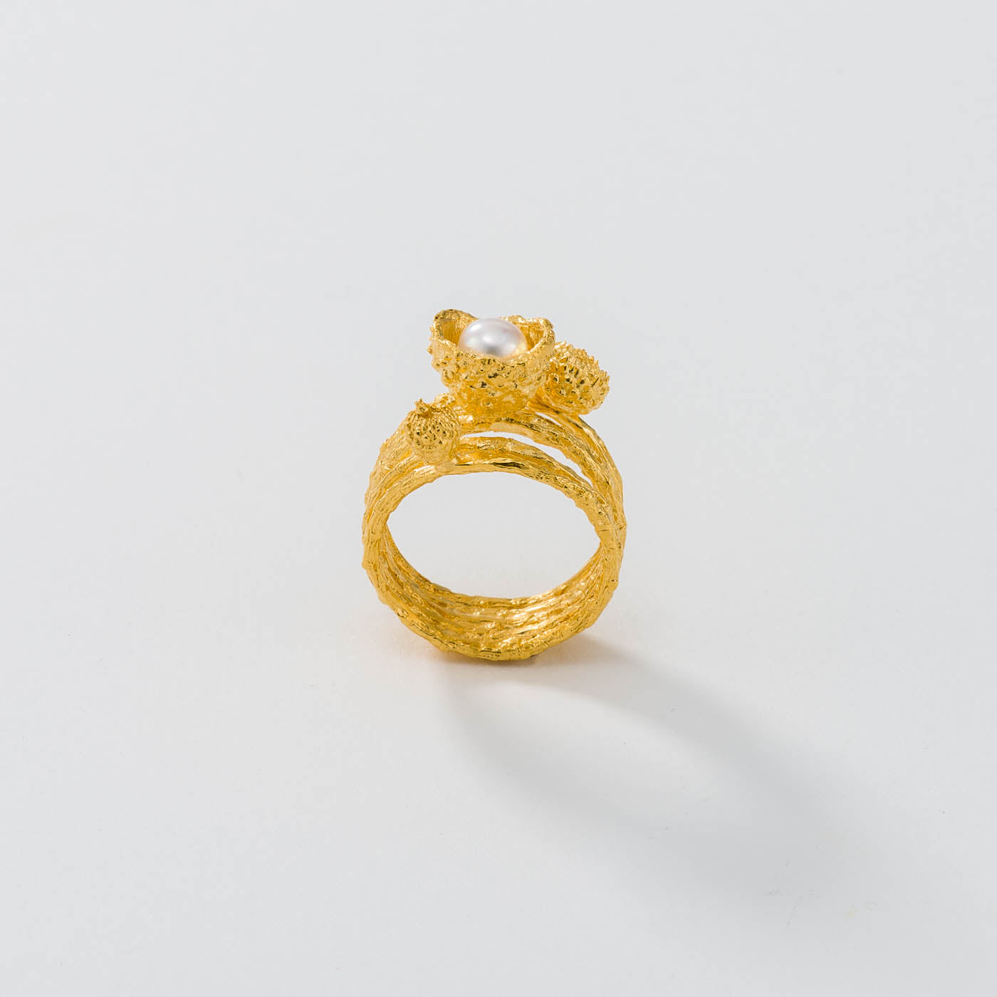 agapi-forest-tales-bague-argent-925-plaqu-or-perle image 6