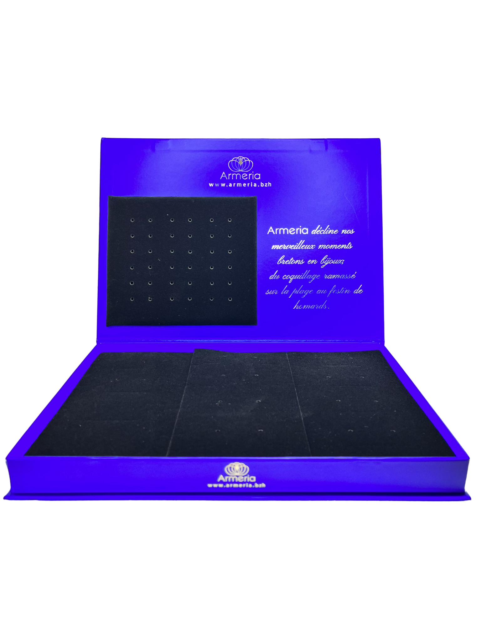 armeria-coffrets-bo-te-bijoux-bleu-roi-21x29-cm image 1