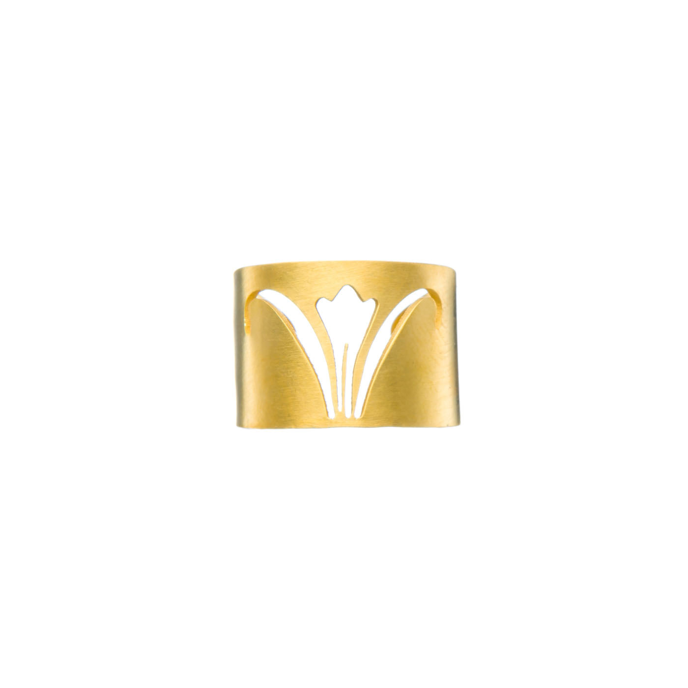 agapi-anthology-lily-bague-ajustable-dor-e-fleur-argent-925 image 3