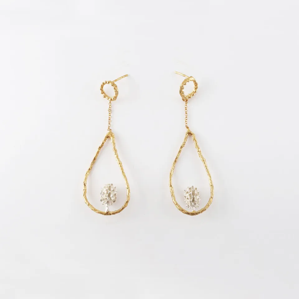 agapi-forestland-secrets-boucles-plaqu-or-dor image 1