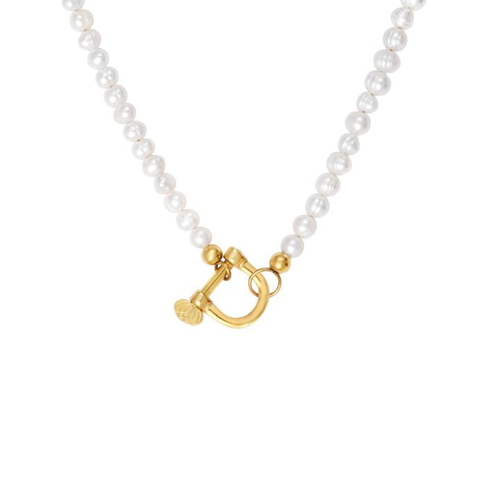 armeria-manilles-collier-perles-eau-douce-manille-or-42-cm image 1
