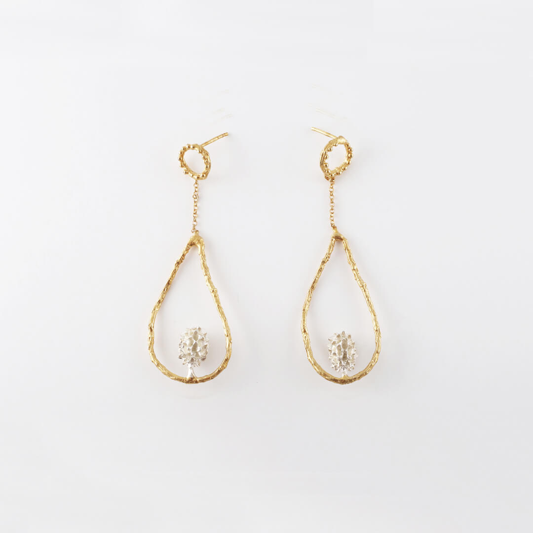 agapi-forestland-secrets-boucles-plaqu-or-dor image 1