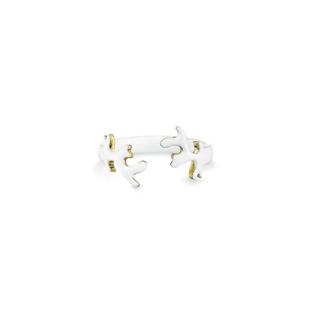 agapi-seastories-twin-coral-bague-corail-blanc-r-glable image 1