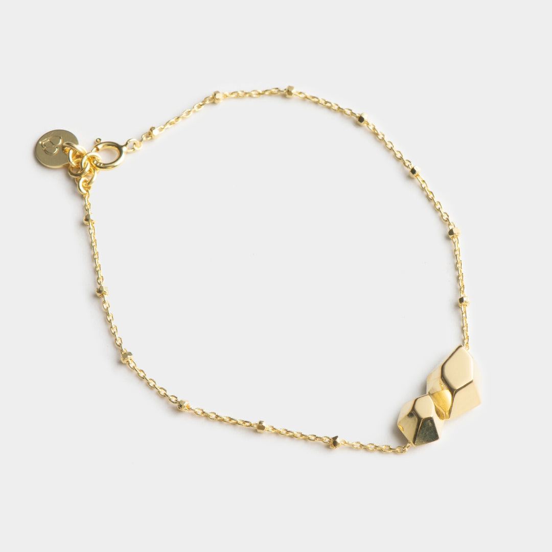 agapi-diamonds-repeated-dream-bracelet-losange-dor-15-cm image 1