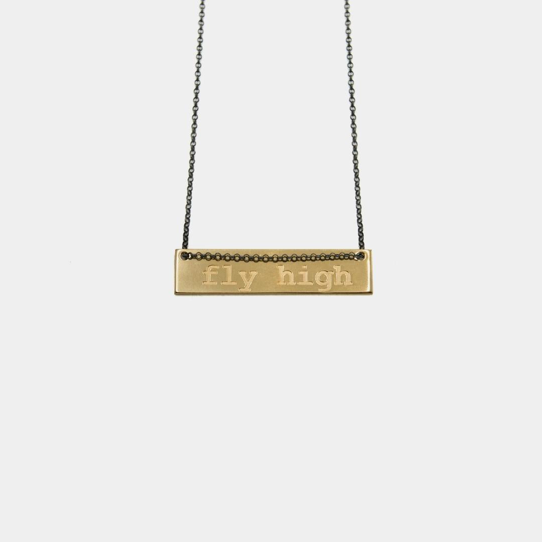 agapi-ids-fly-high-collier-dor-plaqu-or-47-cm image 1