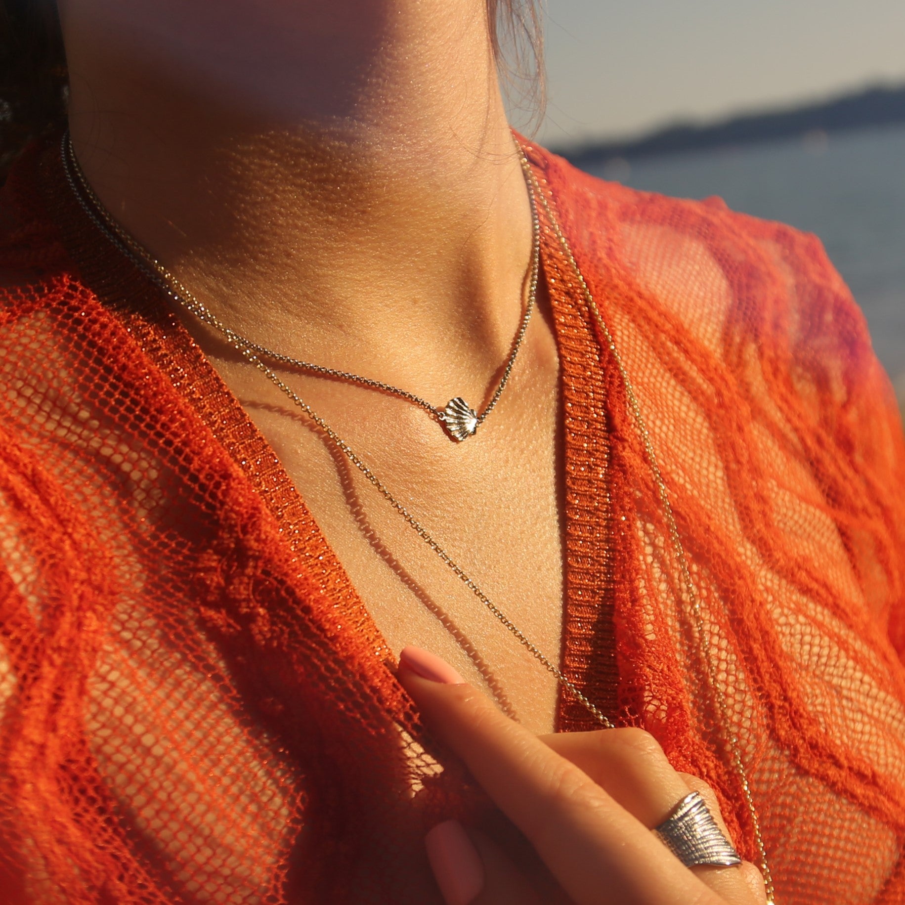 armeria-sainte-jakez-collier-coquille-saint-jacques-argent-acier image 2