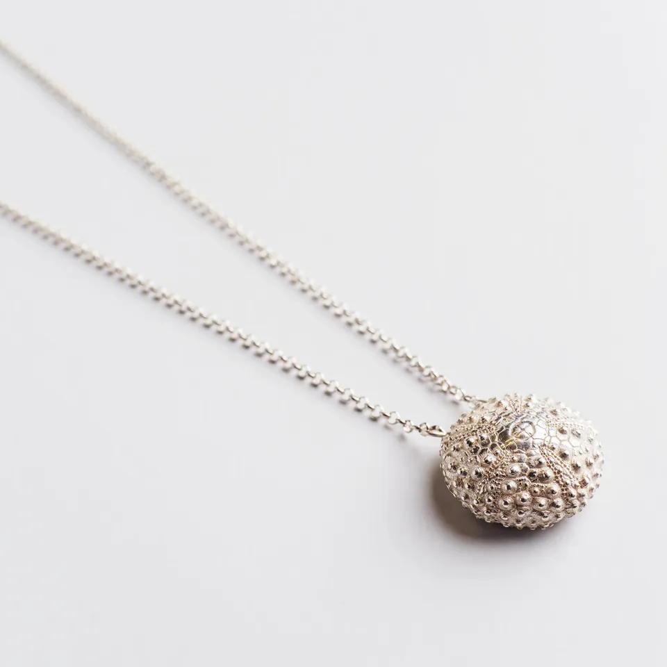 agapi-seastories-urchin-collier-argent-925-41-cm image 1