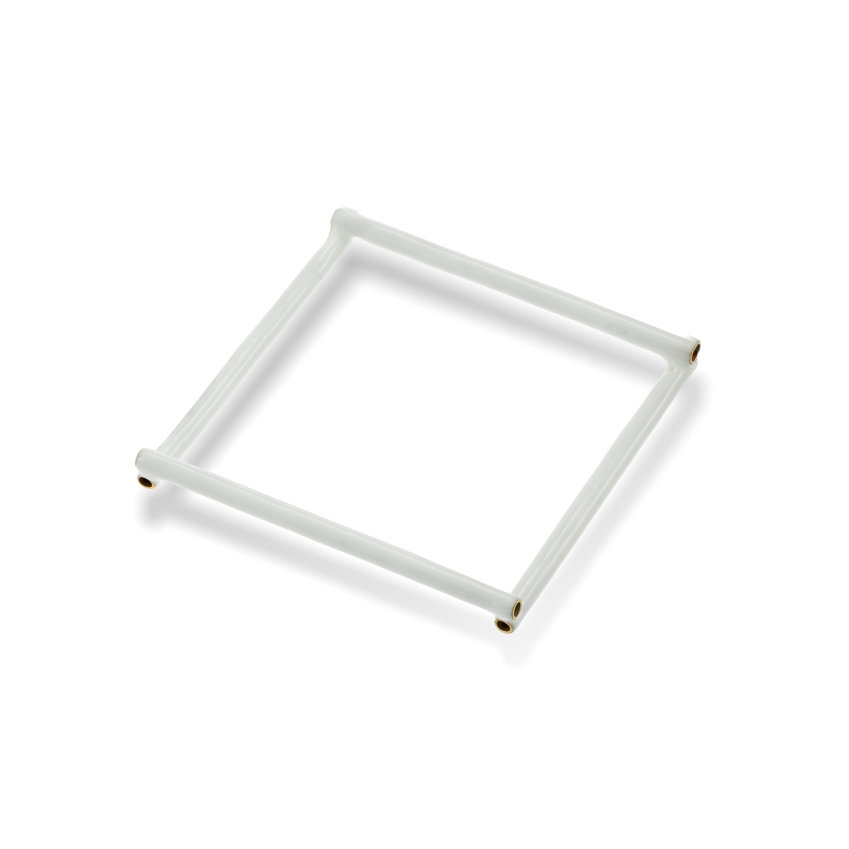 agapi-bau-jewels-bau-square-bracelet-blanc-mail-g-om-trique image 1