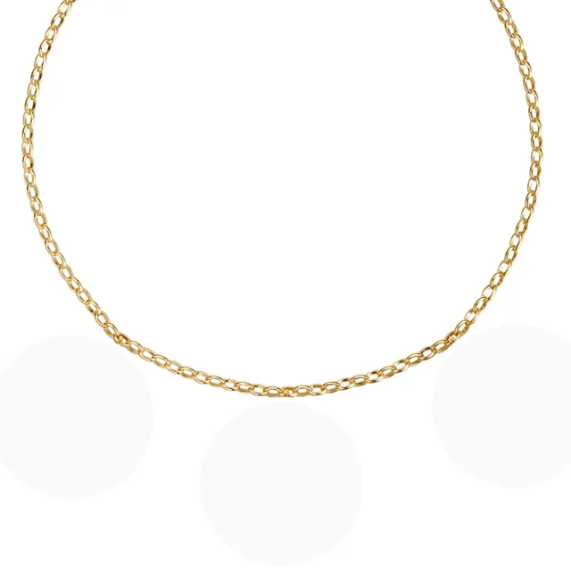 armeria-colliers-cha-ne-xl-laiton-or-jaune-43-cm image 1
