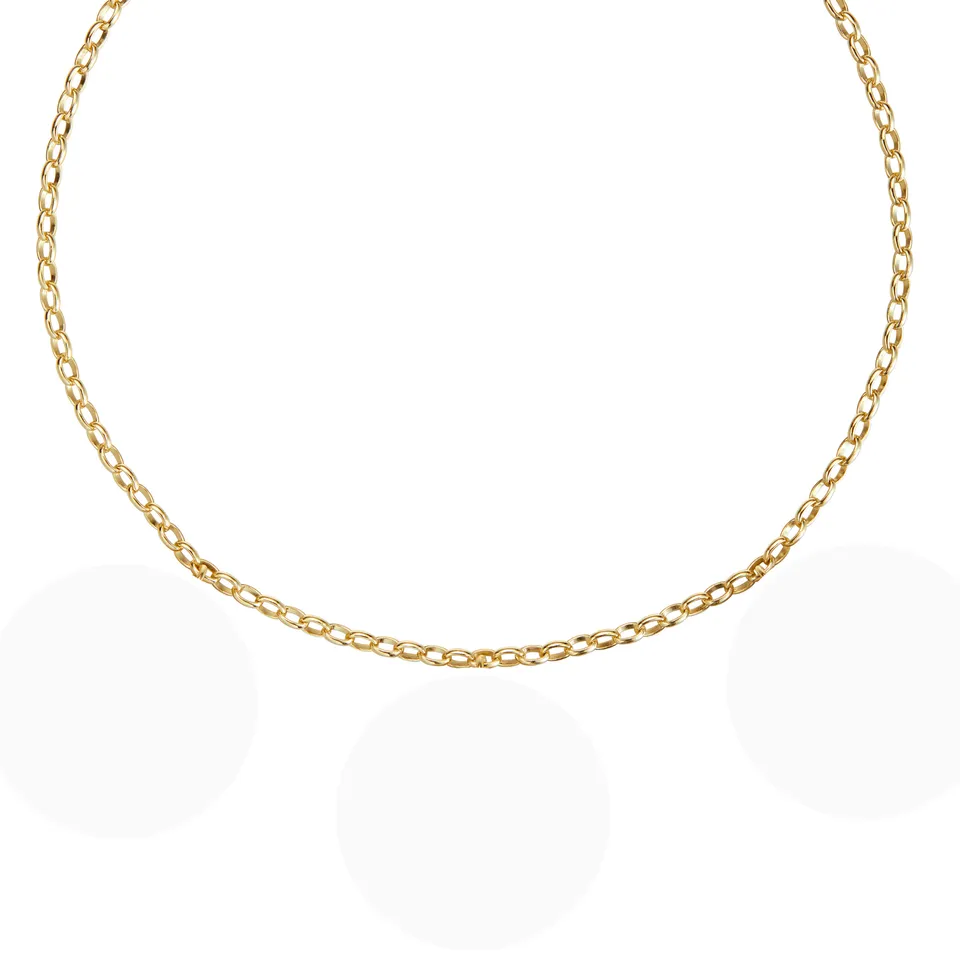 armeria-colliers-cha-ne-xl-laiton-or-jaune-43-cm image 1