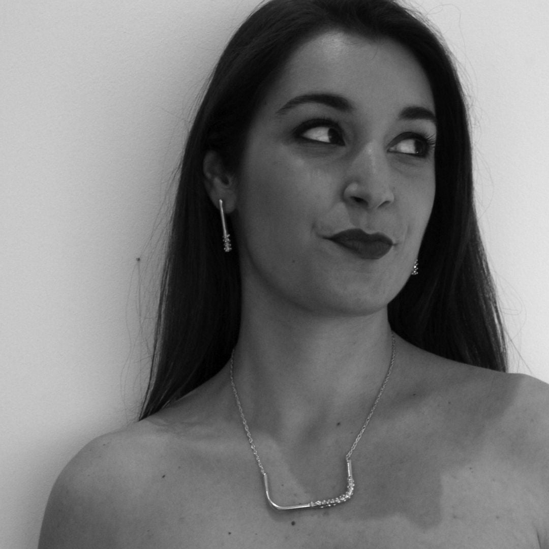 agapi-dropped-bubbles-boucles-d-oreilles-argent-medium-bulles image 2